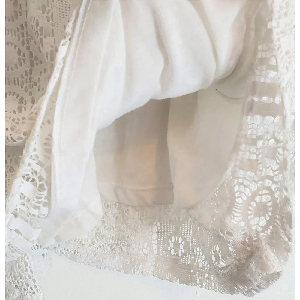 H&M White Lace Top Junior Size 8-10Y